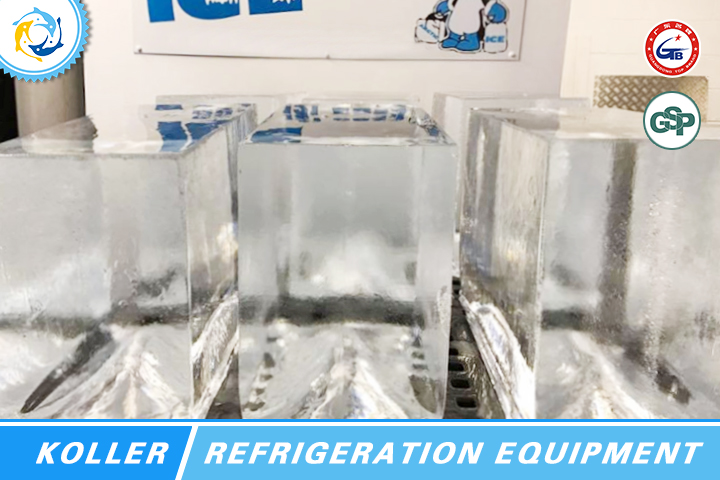 Machine à glace en blocs transparente
